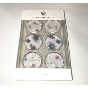 U Brands Water Color Glass Magnets Heavyweight